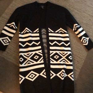 Oversize duster sweater